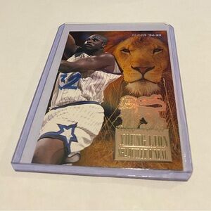 Shaquille O'Neal 1995 Rare Insert! Fleer Baseball Card Young Lion Vintage